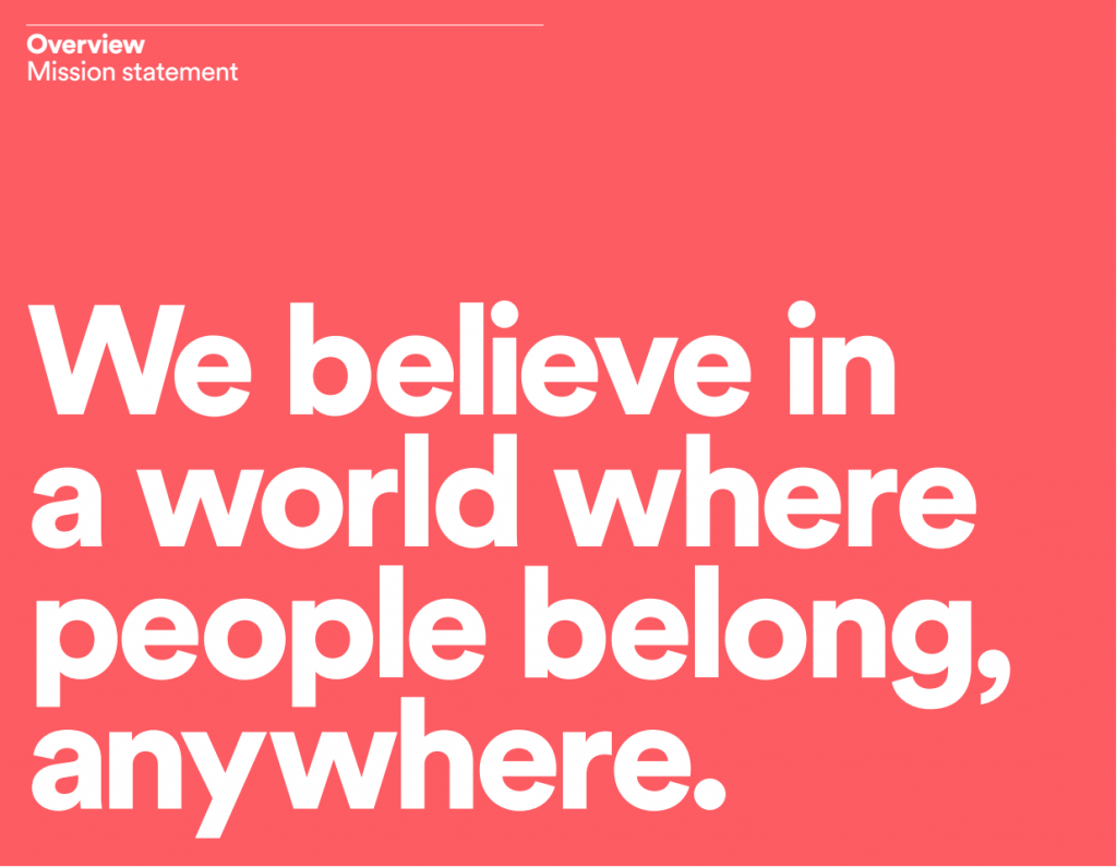 aribnb mission