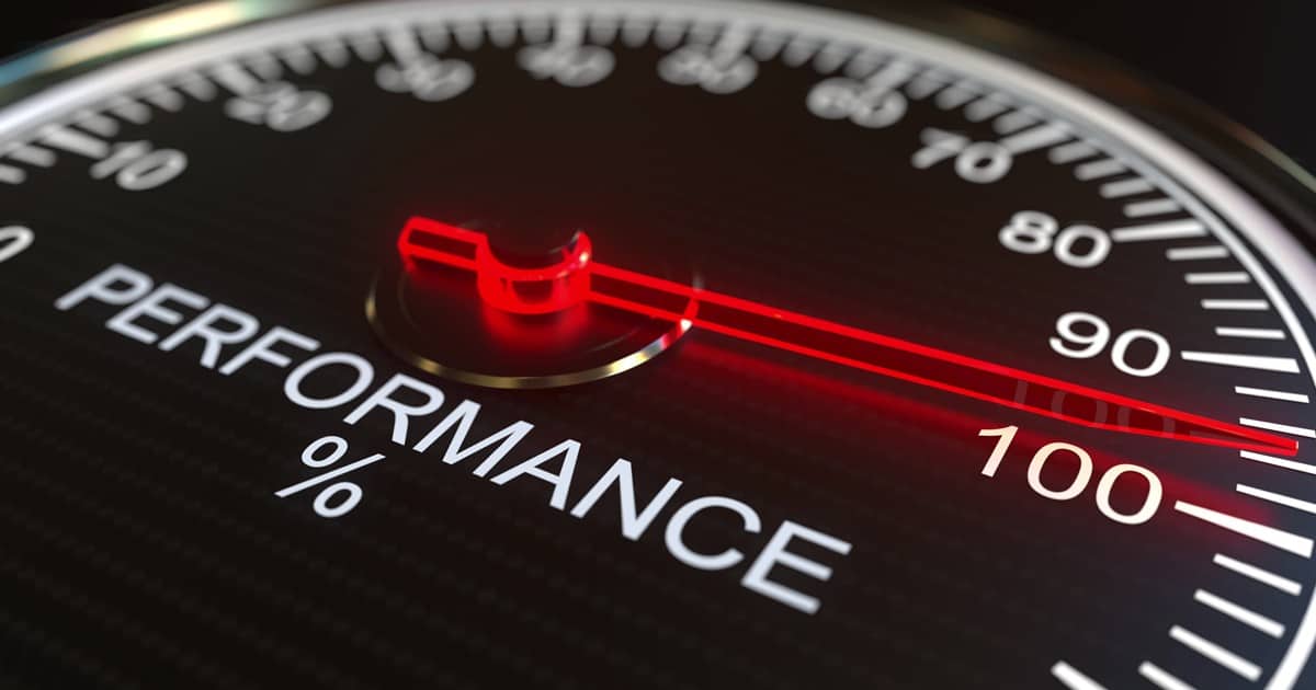 billede af performance max speedometer